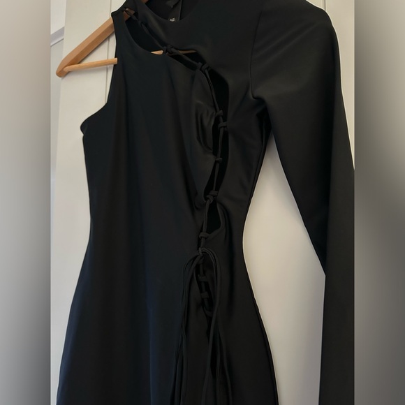 Skims A-Symmetrical Lace-Up Mini Dress, XS - Picture 4 of 5